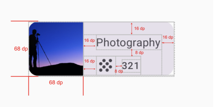 Grid Item Dimensions