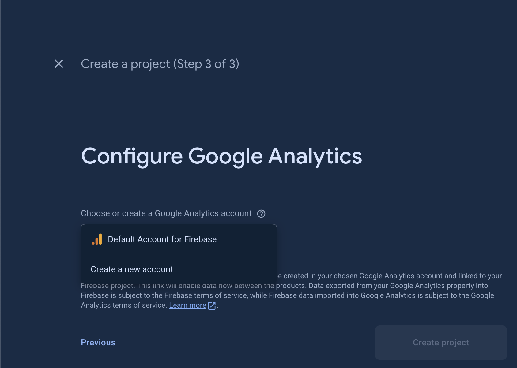 Configure Google Analytics